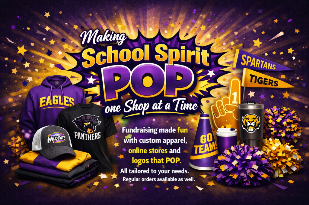 Custom Spiritwear and Fundraising websites , easy set up, free delivery to Nassau County NY